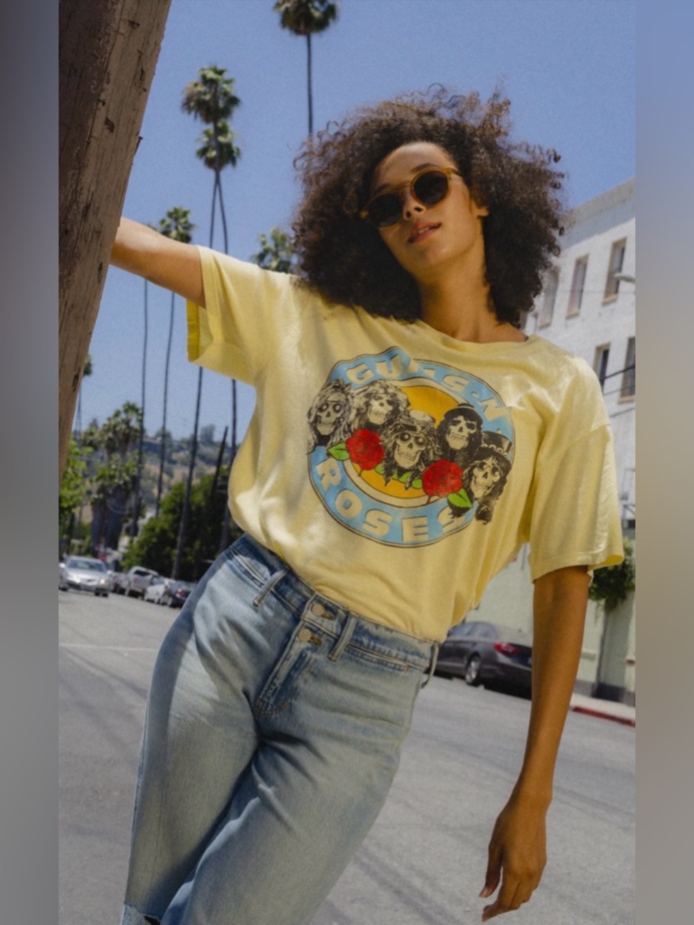 Free People Daydreamer Guns N' Roses Jungle
Boyfriend Tee